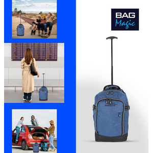 RyanAir Approved Cabin Holdall on Wheels - 20L, 40x25x20cm by Bordlite