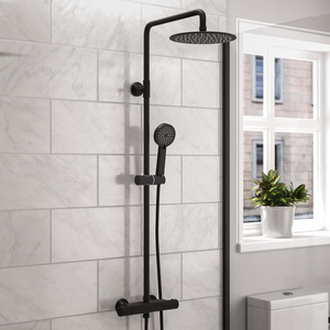 Nes Home Round Exposed Thermostatic Mixer Shower Set by Nes Home