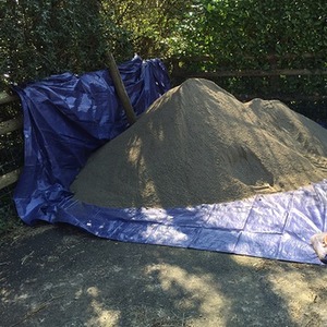 Waterproof Tarpaulin Groundsheet Blue by True Products