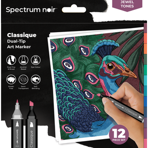 Spectrum Noir Classique 12 Pack - Jewel Tones by Spectrum Noir