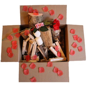 Date Night by the Fire Box - Brown by Maxchips