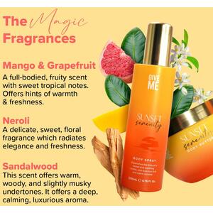 Scrub Hydrate and Spritz Body Care Set - Sunset Serenity - Sunset Serenity by Give Me Cosmetics