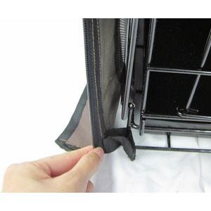 Waterproof Dog Cage Cover in Chocolate Brown - Chocolate Brown / 24in by Actiaspet