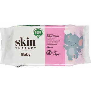 Skin Therapy Sensitive Baby Wipes - White