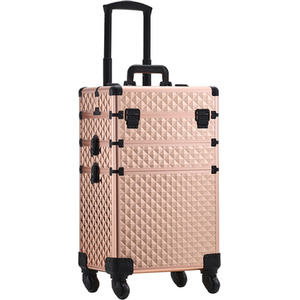 Professional Beauty Case on Wheels by Livingandhome