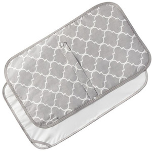 Portable Baby Nappy Changing Mat - Grey / Lantern