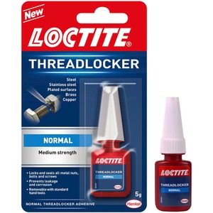 Loctite Medium Strength Easy to Use Threadlocker Transparent Adhesive 5g, 2 Pack - Threadlocker Adhesive by Loctite