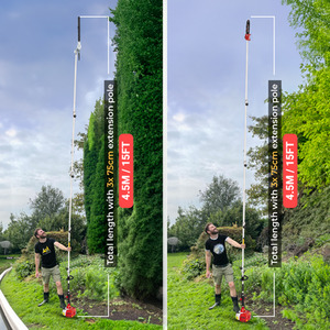 52cc Long Reach Petrol Multi Tool Strimmer, Hedge Trimmer, Pruner, Brush Cutter by BU-KO