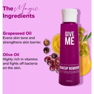 Makeup Remover and Eco Pad Duo - Grapeseed Oil by Give Me Cosmetics