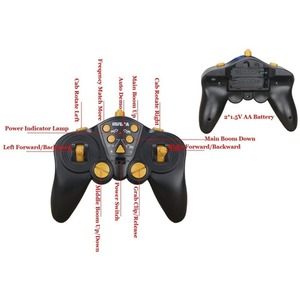 Remote Control Excavator Timber Grabber - Yellow by Big Daddy