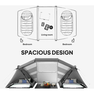 Outsunny Camping Tent With UV Protection by Outsunny