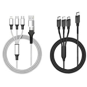 3in1 Nylon Weaving Charging Cable mix