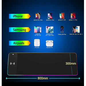 RGB Mouse Pad and Wireless Charger