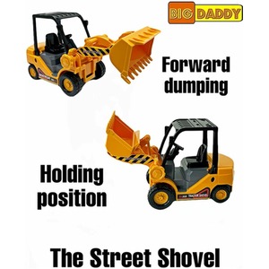 Big Daddy Construction Fully Functional Tractor Lorry Toy Trucks Cars - Multi / Street Shovel by Big Daddy