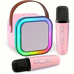 Wireless Speaker Microphone Karaoke Machine - Pink by Dyzi