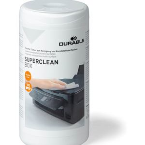 Superclean 100 Cleaning Wipes - White by Durable