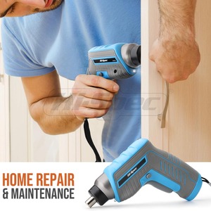 35 Piece 3.6V Cordless Power Screwdriver and Hand Tool Kit Set by Hi-Spec