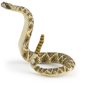 PAPO Wild Animal Kingdom Rattlesnake Toy Figure - Black by PAPO