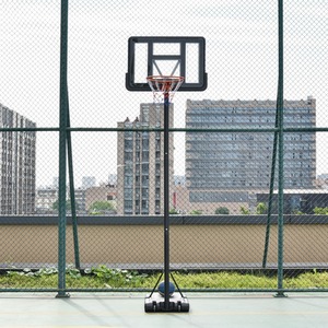 HOMCOM Portable Freestanding Basketball Hoop Stand - Black by HOMCOM