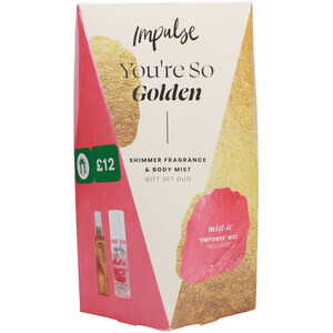 Pack of 2 Impulse Youre So Golden Gift Set - Multicolour by Impulse