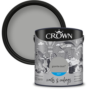 Crown Wall and Ceilings Matt Emulsion - Granite Dust by Crown Paints