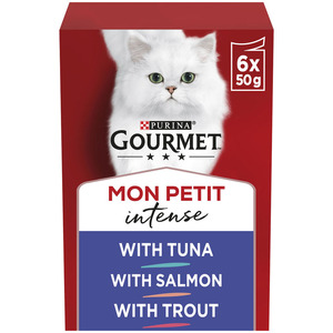 Pack of 6 Purina Gourmet Mon Petit Cat Food - Fish by Purina Gourmet