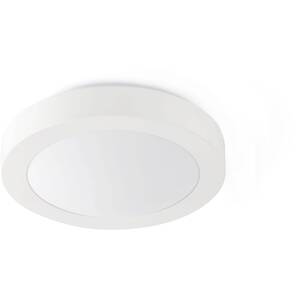 Logos 2 Light Round Bathroom Flush Ceiling Light