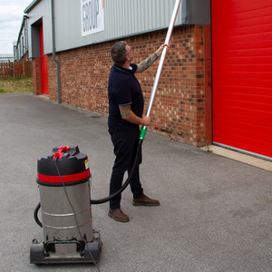 Maxblast Gutter Vacuum Poles 7.2m - Silver by MaxBlast