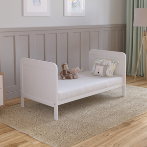 Levi Cot Bed With Mattress - White by Love For Sleep
