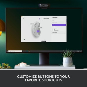 logitech Mouse Signature M650 Large Left Handed - Off White