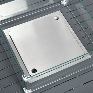 Outsunny 6pcs Aluminium Garden Furniture Set with Fire Pit Table - Grey by Outsunny