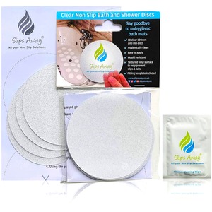 Non Slip Large Bath Stickers - Clear - Clear by Slips Away