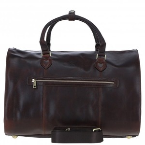 Premium Leather Holdall with Detachable Shoulder Strap - pl-49 by Ashwood Leather