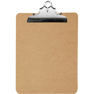 Janrax A4 MDF Clipboard with Butterfly Clip - Wooden by Janrax