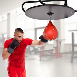 HOMCOM Pera Veloce Boxing Set - Black and Red by HOMCOM
