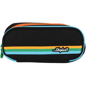 Stripe Compartment Pencil Case