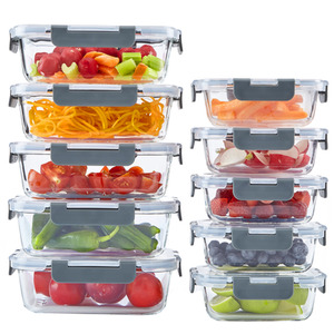 Neo 7 Piece Glass Food Storage Containers by Neo
