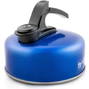 Lightweight Whistling Camping Kettle - Blue / 16cm by Trail