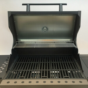 Arizona 4 Burner Gas BBQ with Side Burner - Black