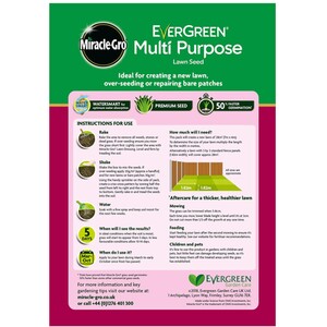 Evergreen Multi Purpose Lawn Seed by MIRACLE-GRO