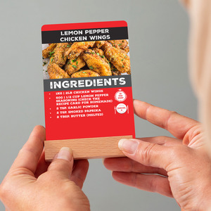 BBQ Eats Recipe Cards - Black by Boxer Gifts