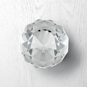 Glass Door Knobs - Crystal / 10 by Roseley