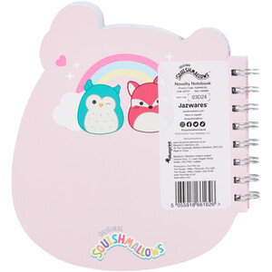 Squishmallows Plush Wiro Notebook - Blue