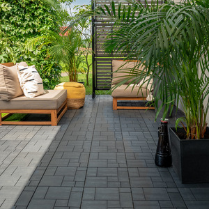 Nicoman Mosaic Garden Patio Interlocking Composite Deck Tiles by Nicoman