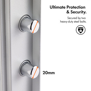 71 Key Wall Mountable Digital Safe - Grey by VonHaus