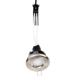 Downlight IP65 6 Pack Silver Bathroom Recessed Ceiling Downlight - Silver by ValueLights