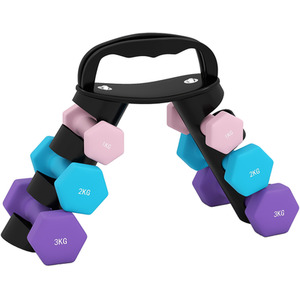 SPORTNOW Dumbbells Set with Carry Rack by SPORTNOW