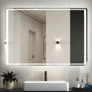 Illuminated LED Bathroom Mirror with IR Motion Switch by AicaBathroom