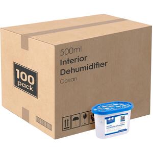 Harbour Housewares Interior Dehumidifiers - 500ml - Ocean - Pack of 100 - Ocean by Harbour Housewares