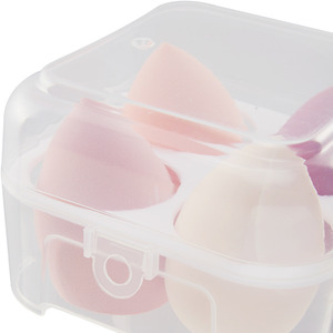 4Pcs Pink Skin-Friendly Beauty Blenders with Box - Pink by Livingandhome